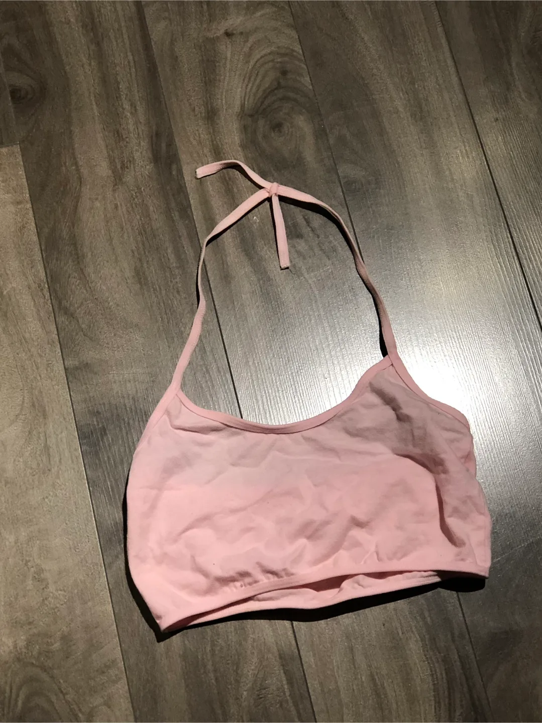 #freecycle Pink Halter Bra Top (XS-S) thumbnail