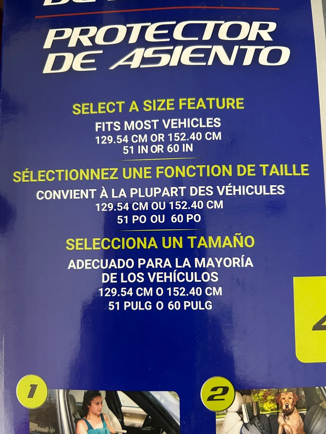 4-in-1 Seat Protector - Fits most cars and SUVs image indicator(3)