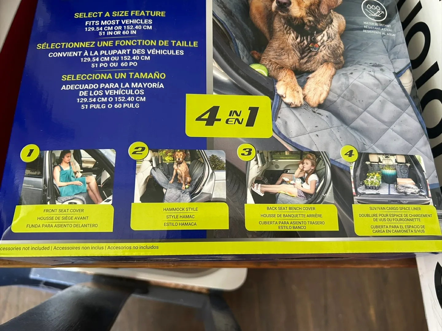 4-in-1 Seat Protector - Fits most cars and SUVs image indicator(4)