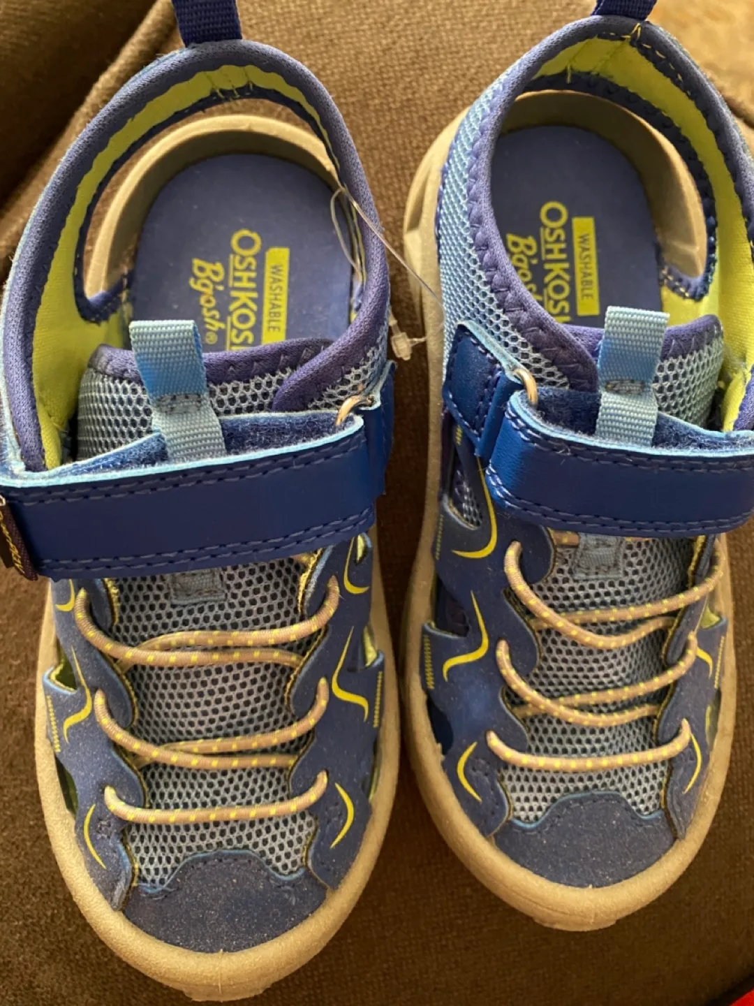 OshKosh B'Gosh Blue Sandals - Size 12 thumbnail