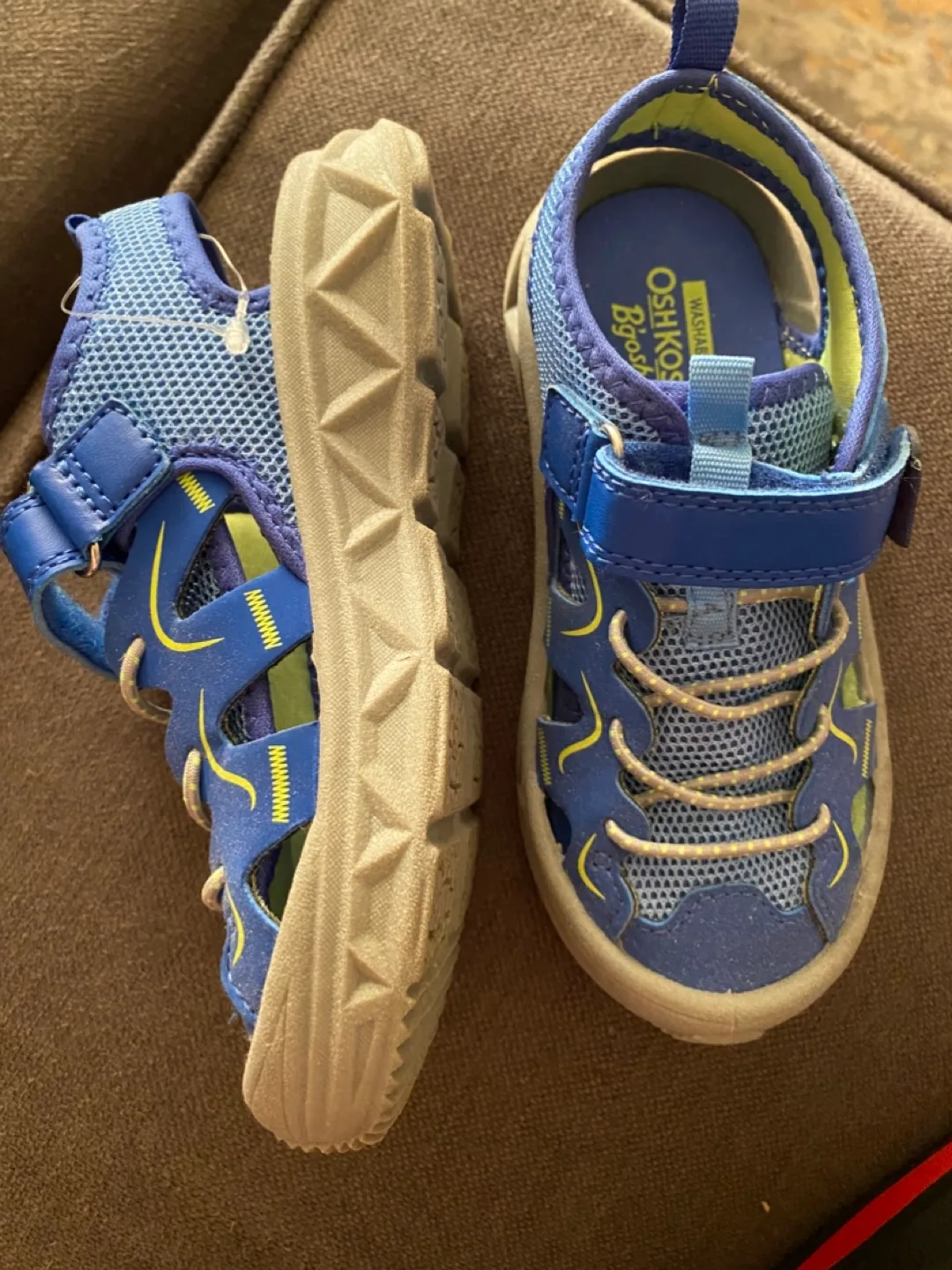 OshKosh B'Gosh Blue Sandals - Size 12 image indicator(2)