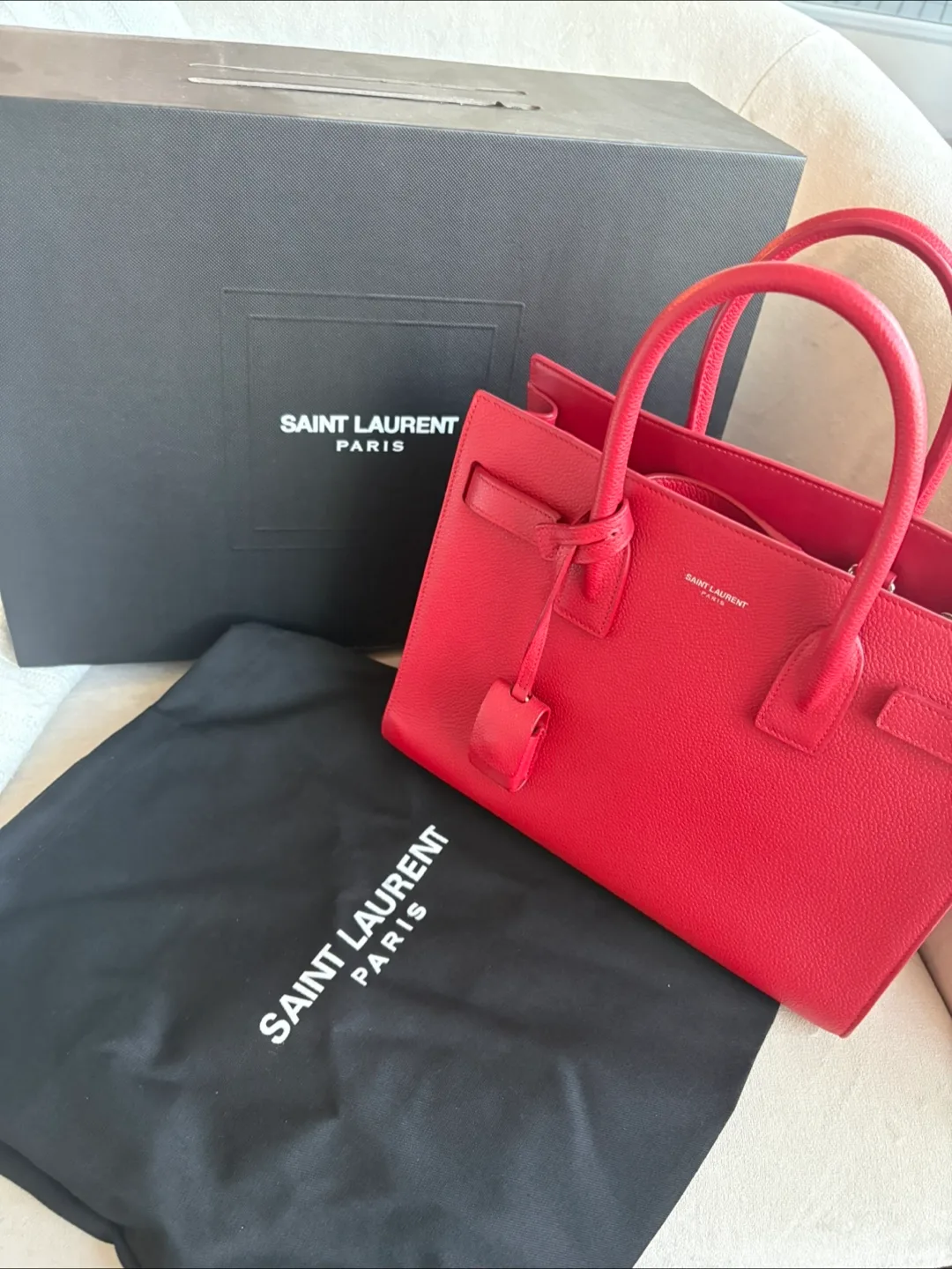 Saint Laurent Sac De Jour Red thumbnail