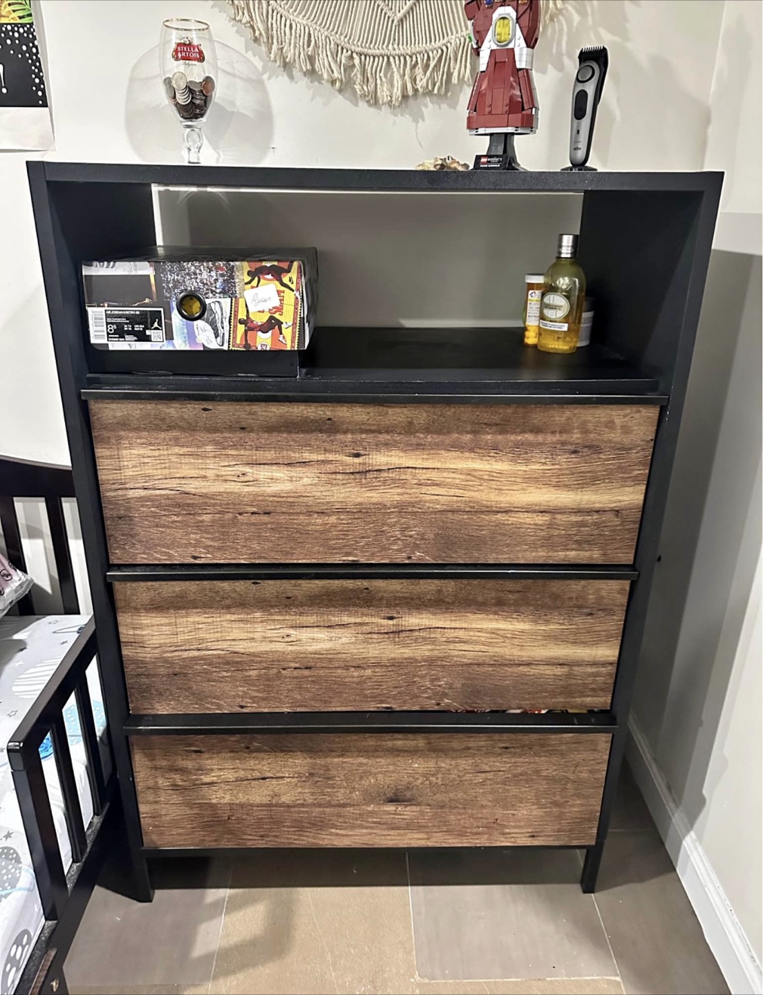Wooden 3-Drawer Dresser - photo 3