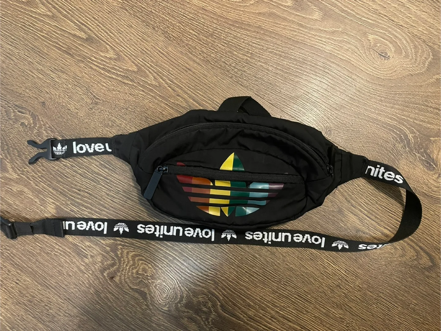 Adidas Love Unites Black Belt Bag thumbnail