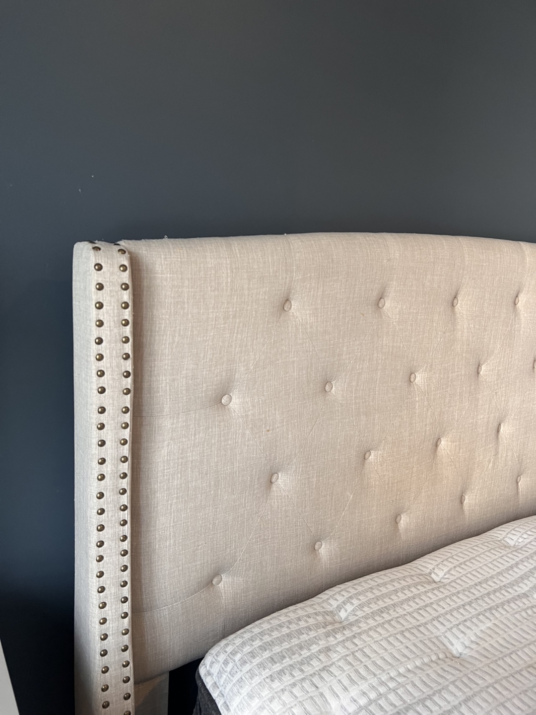 Upholstered Bed Frame with Headboard - photo 3