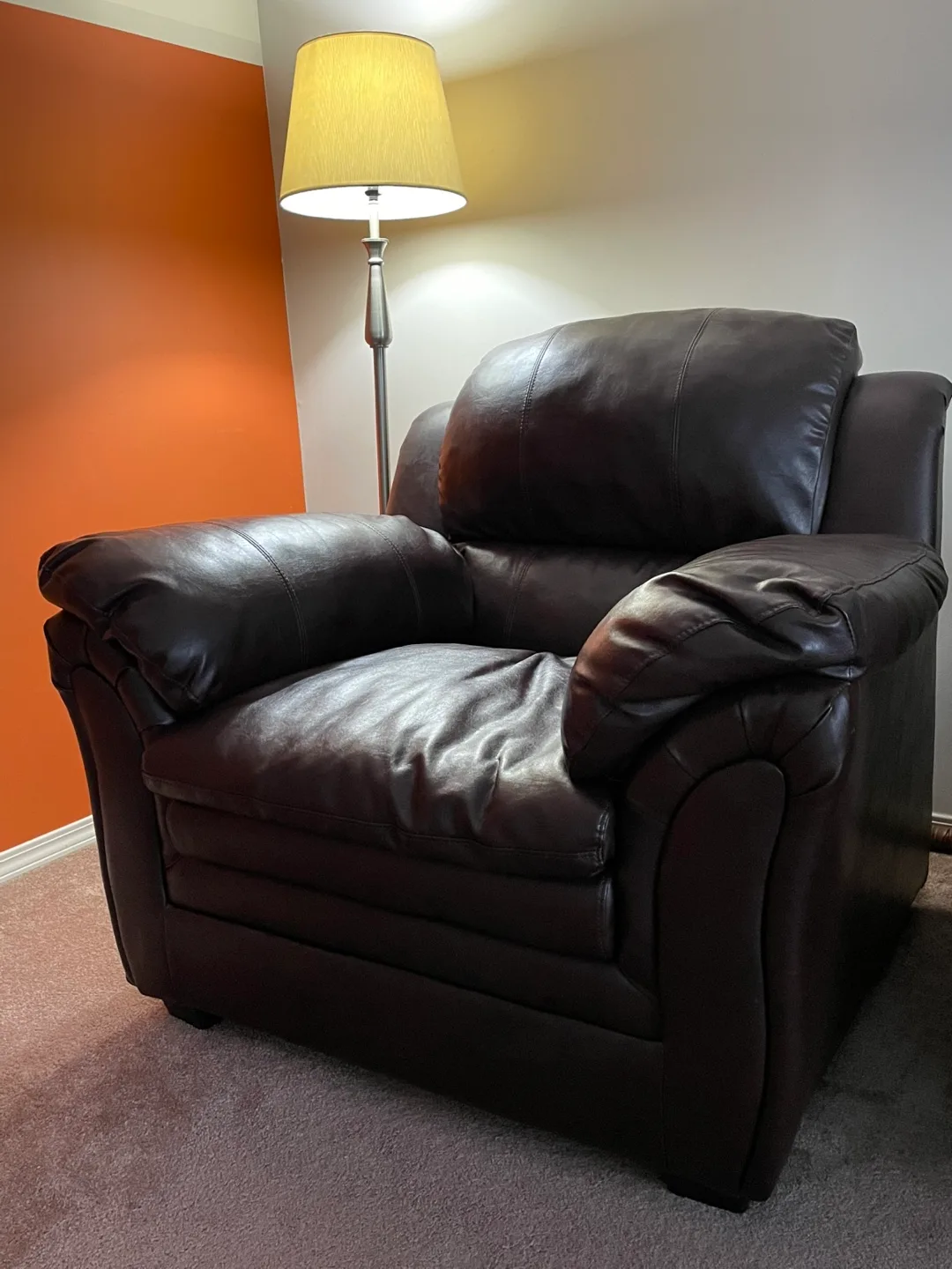 Brown Leather Armchair thumbnail