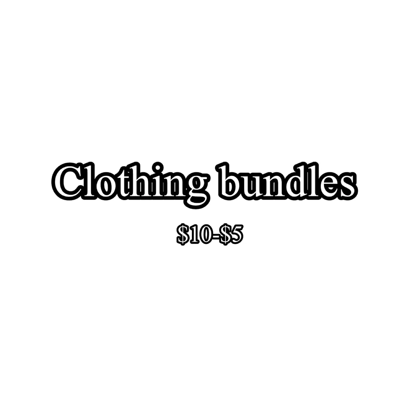 Clothing Bundle - Tops, Bottoms, and More! thumbnail