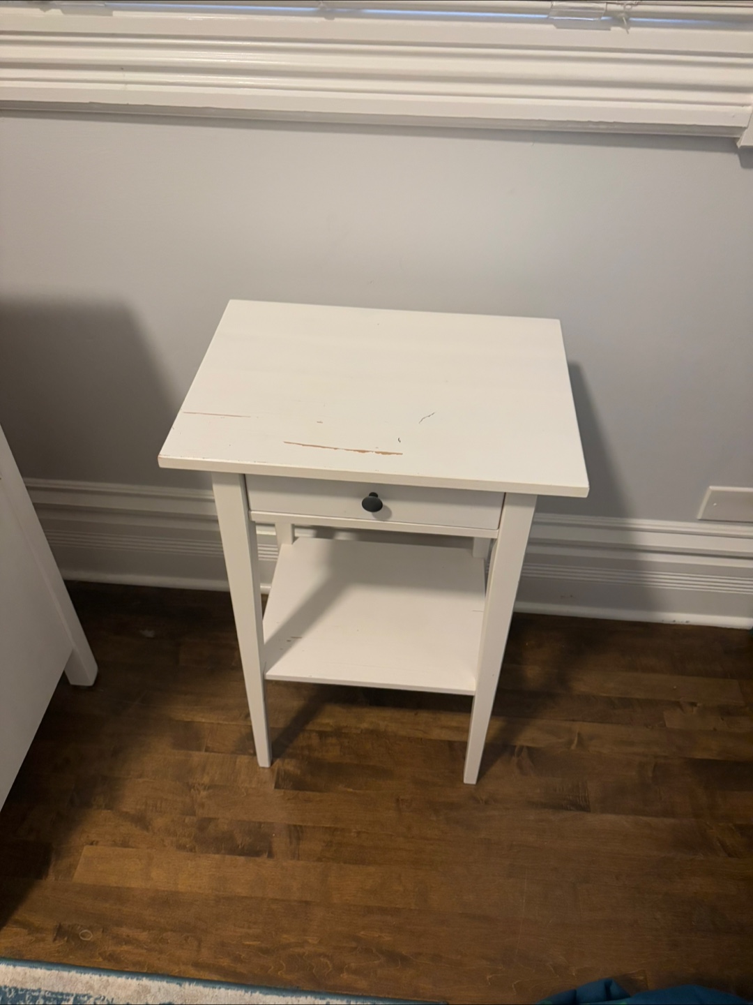 IKEA Hemnes White Nightstand - photo 2