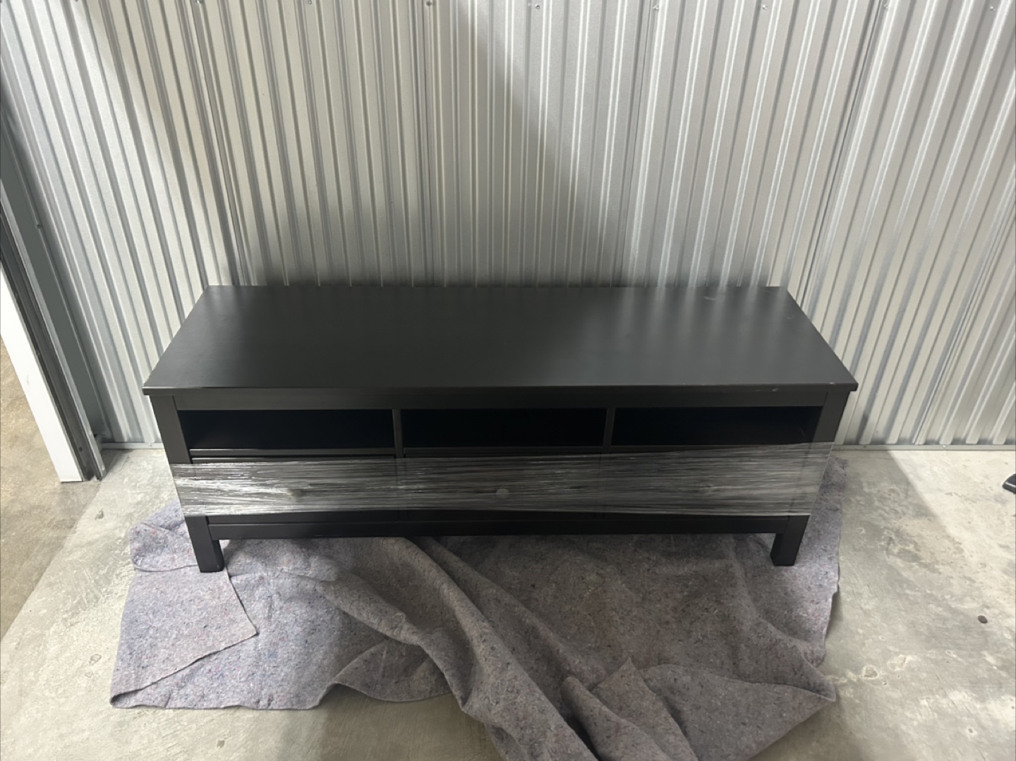IKEA Hemnes Black-Brown TV Stand - photo 3