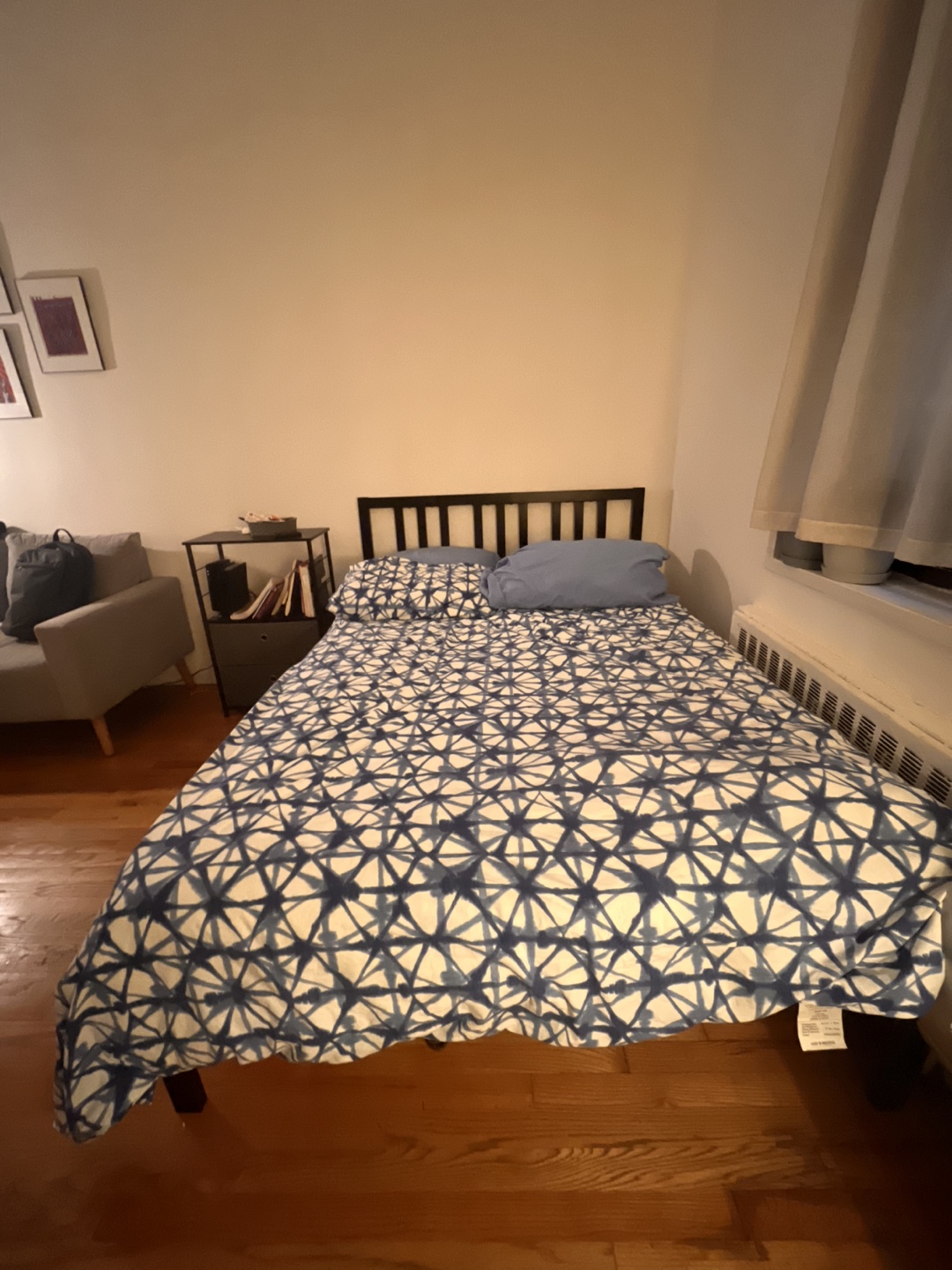 Black Metal Bed Frame - Full Size - photo 3