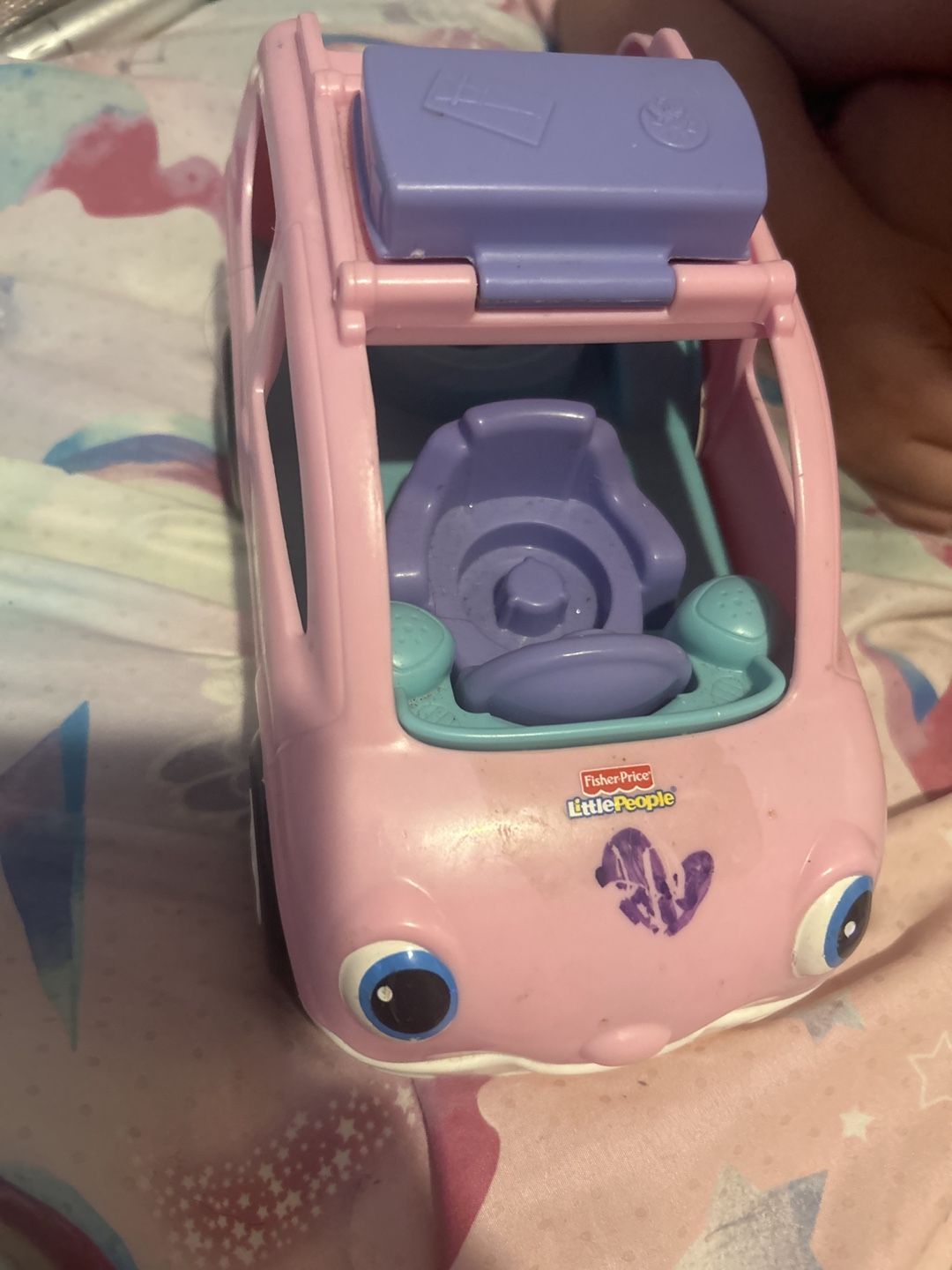 Fisher-Price Little People Pink Car