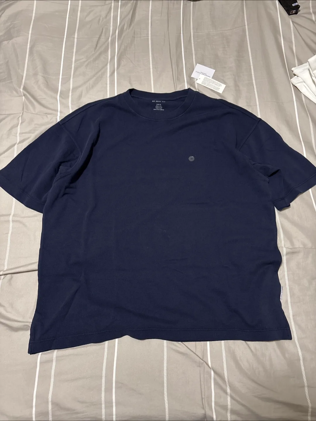 American Eagle Boxy Fit Navy T-Shirt thumbnail