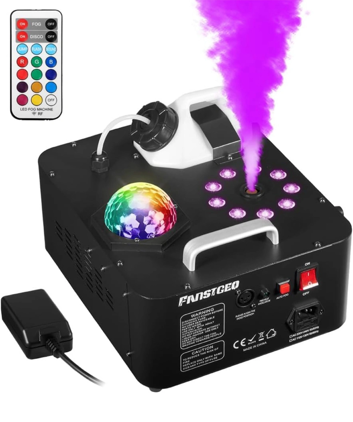 Fanstgeo LED Fog Machine with Remote | Karrot