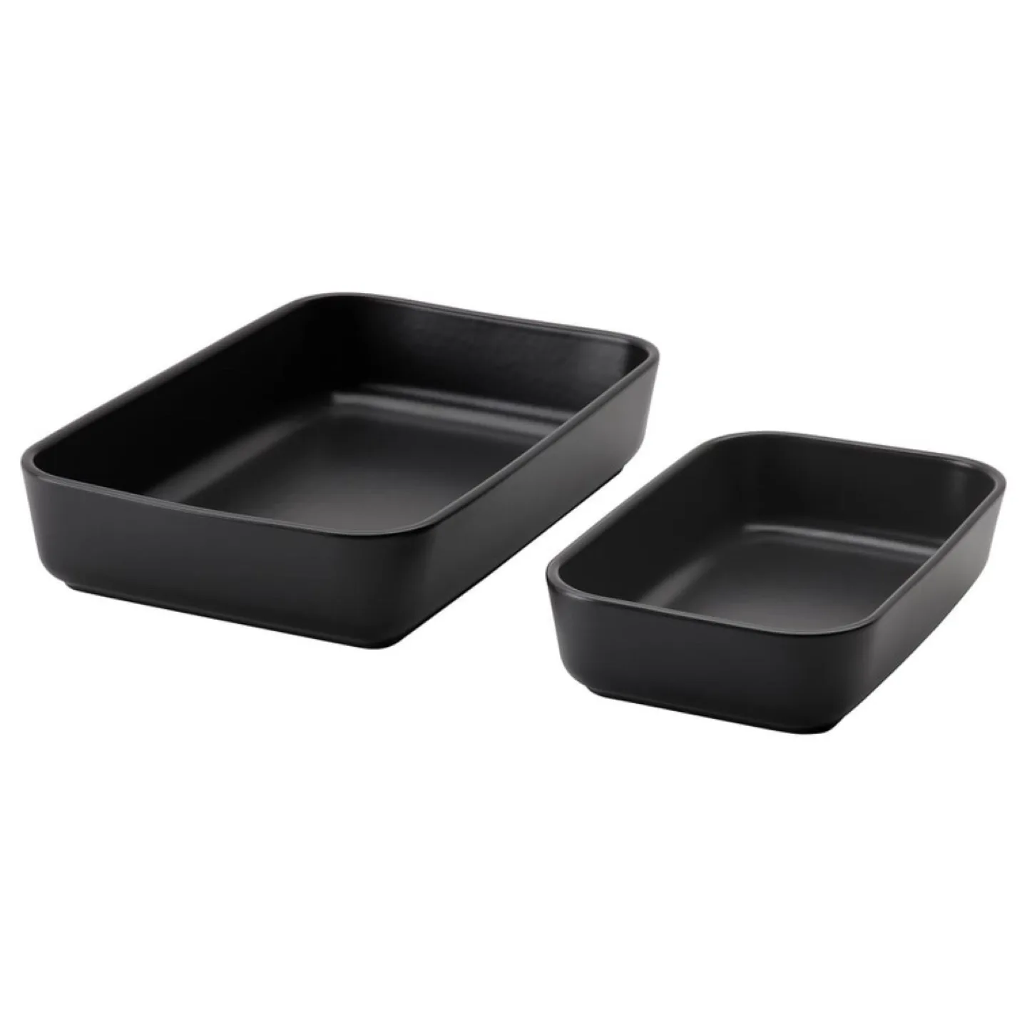 LYCKAD Oven/Serving Dish – Set of 2 (Dark Gray) thumbnail