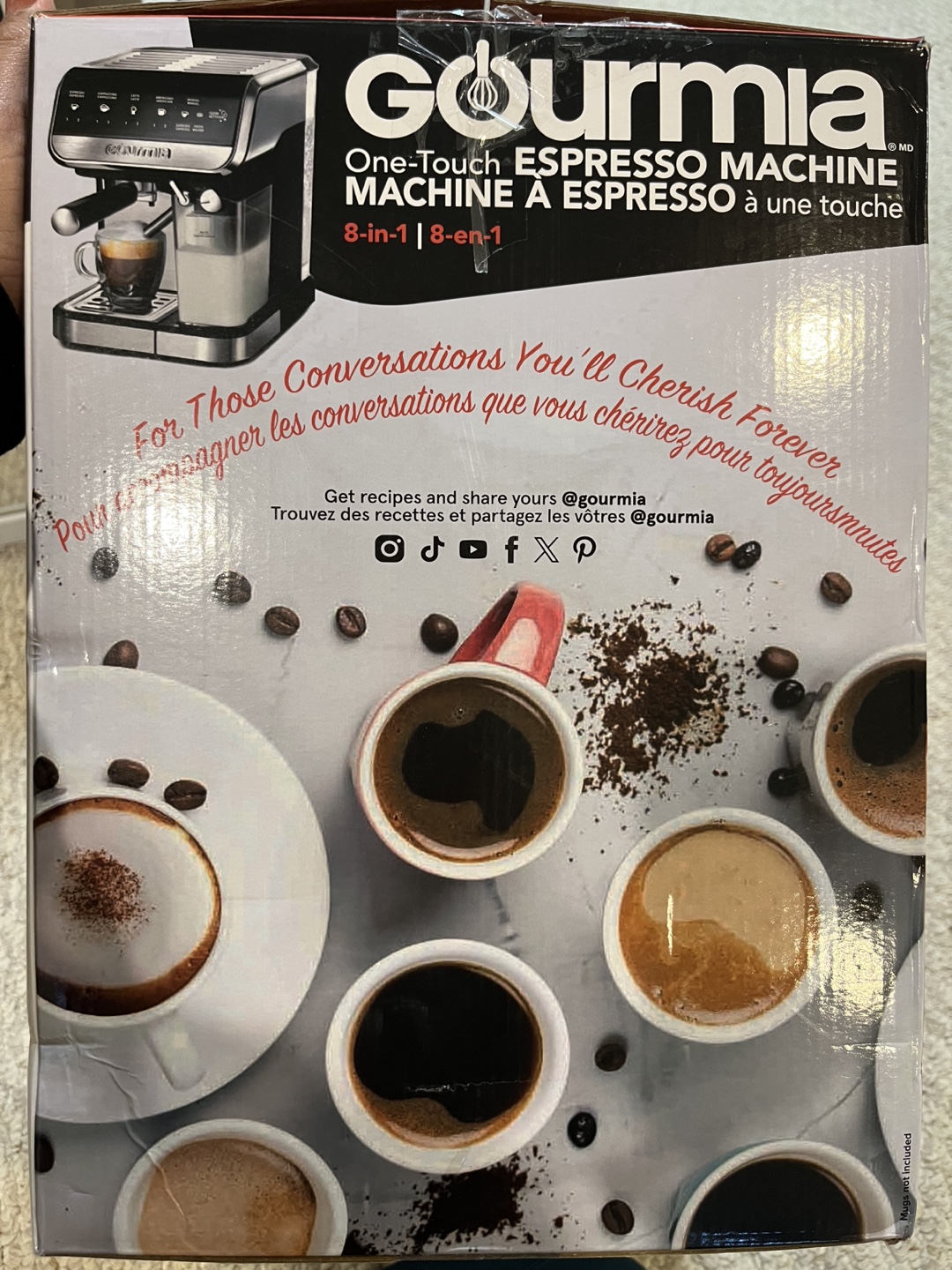 Gourmia One-Touch Espresso Machine - Like New! - photo 2