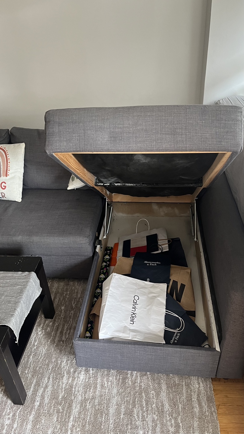 IKEA Sofa bed with coffee table + Rug - photo 3