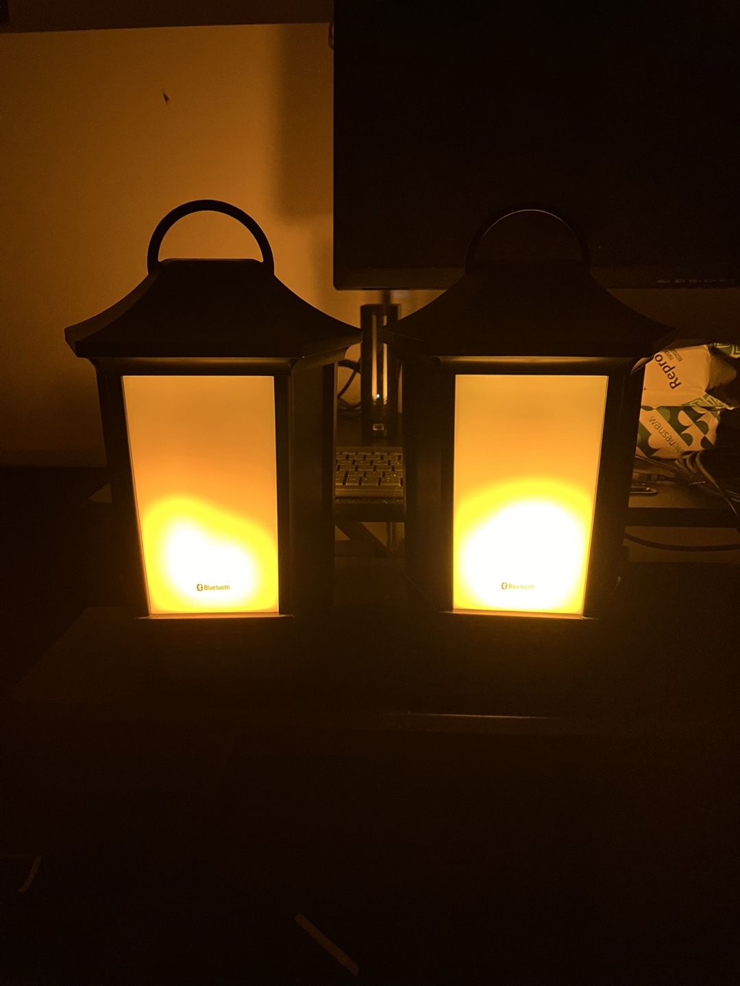 Pair of Portable Bluetooth Lantern Speakers