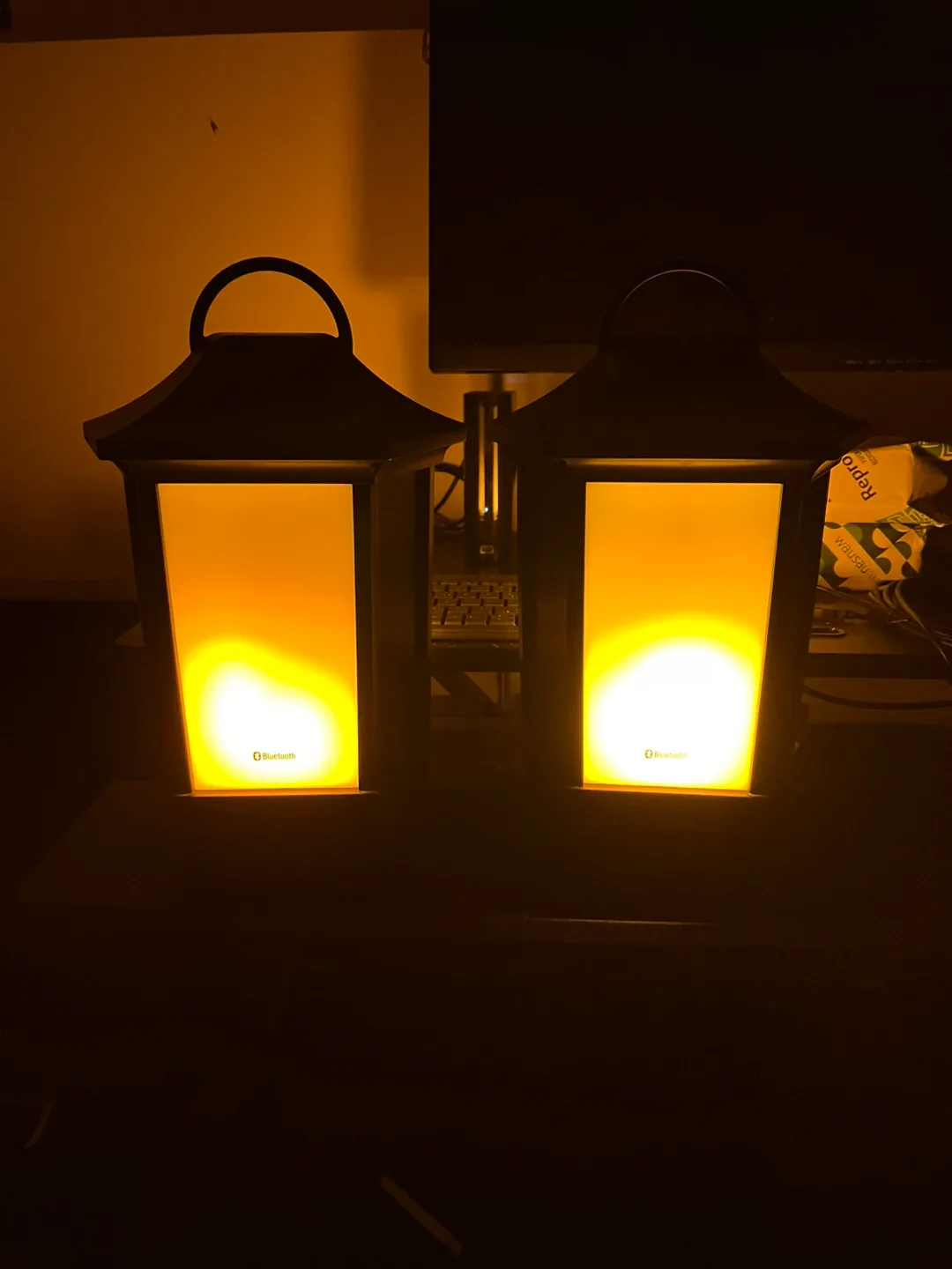 Pair of Portable Bluetooth Lantern Speakers thumbnail