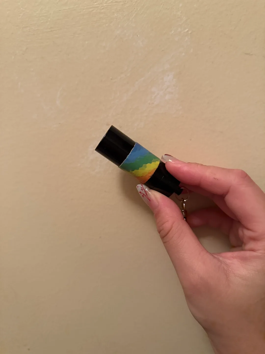Rainbow Small container keychain #freecycle thumbnail