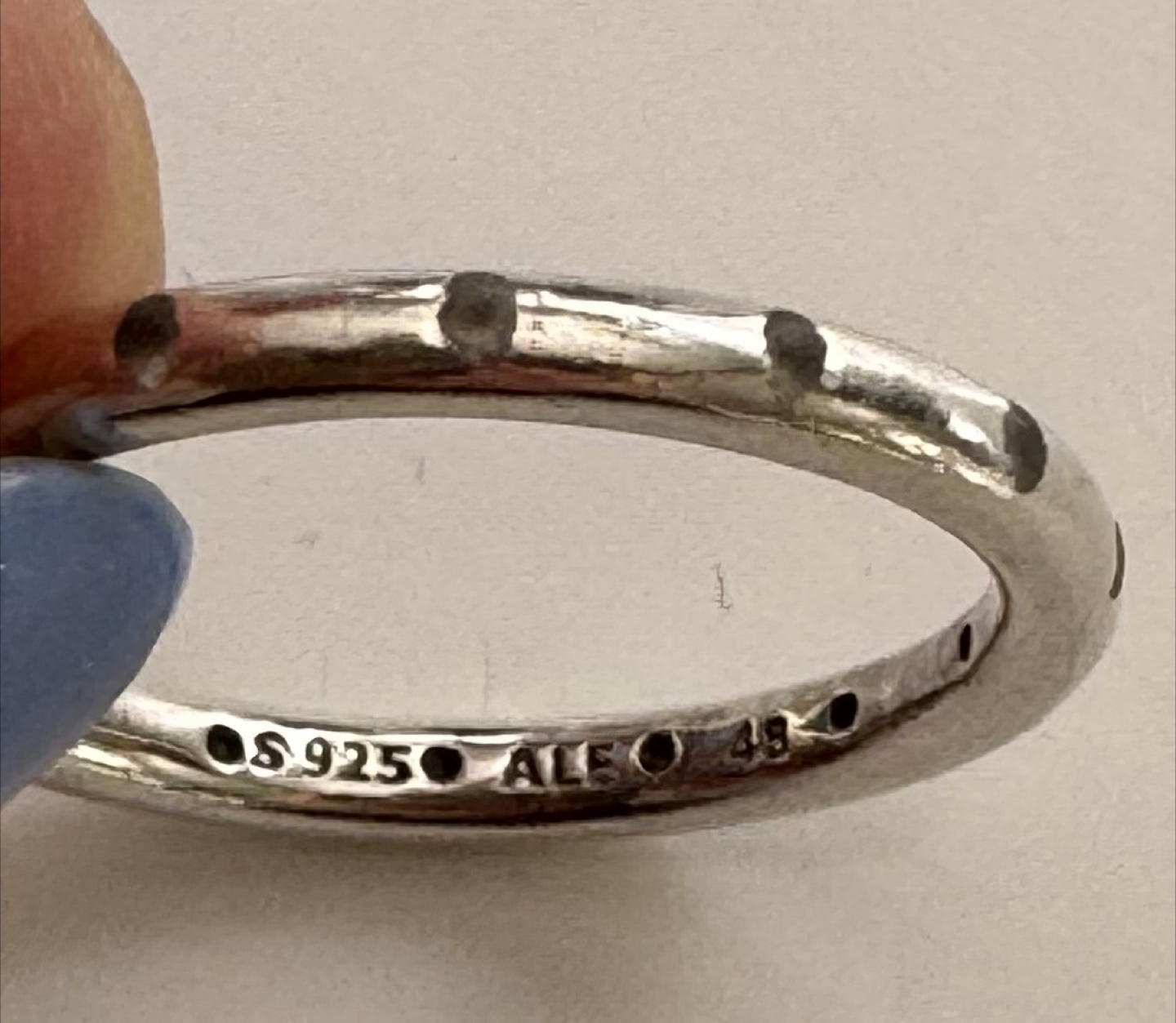 Pandora Silver Ring Size 48 - photo 2