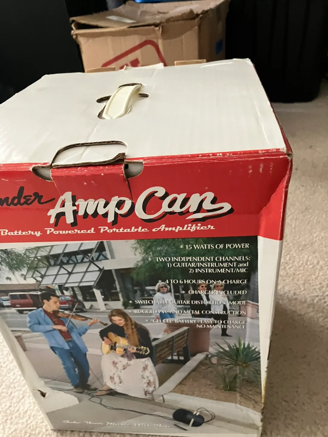 Fender Amp Can Battery Powered Portable Amplifier thumbnail