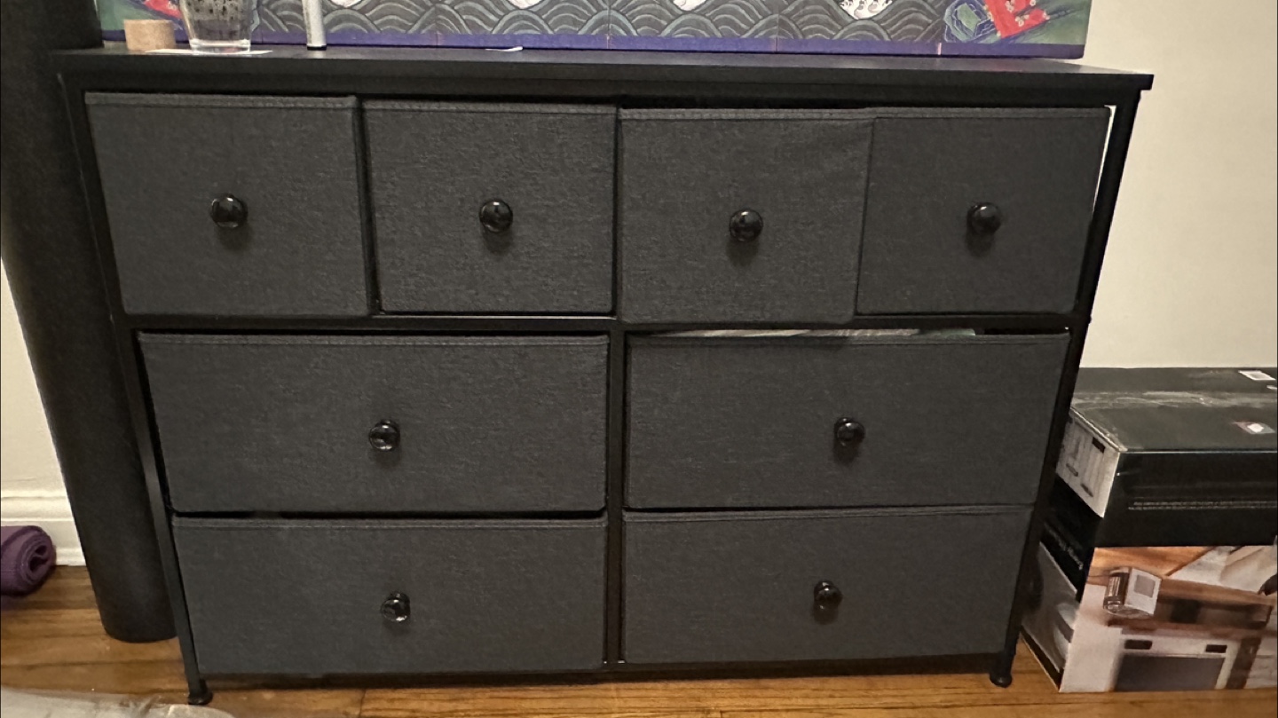 REAHOME 8-Drawer Fabric Dresser