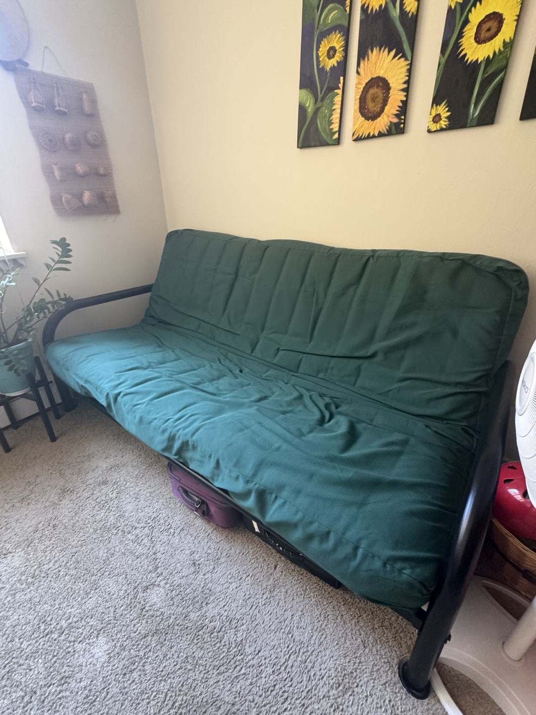Futon that can be opened into a full size bed - photo 2