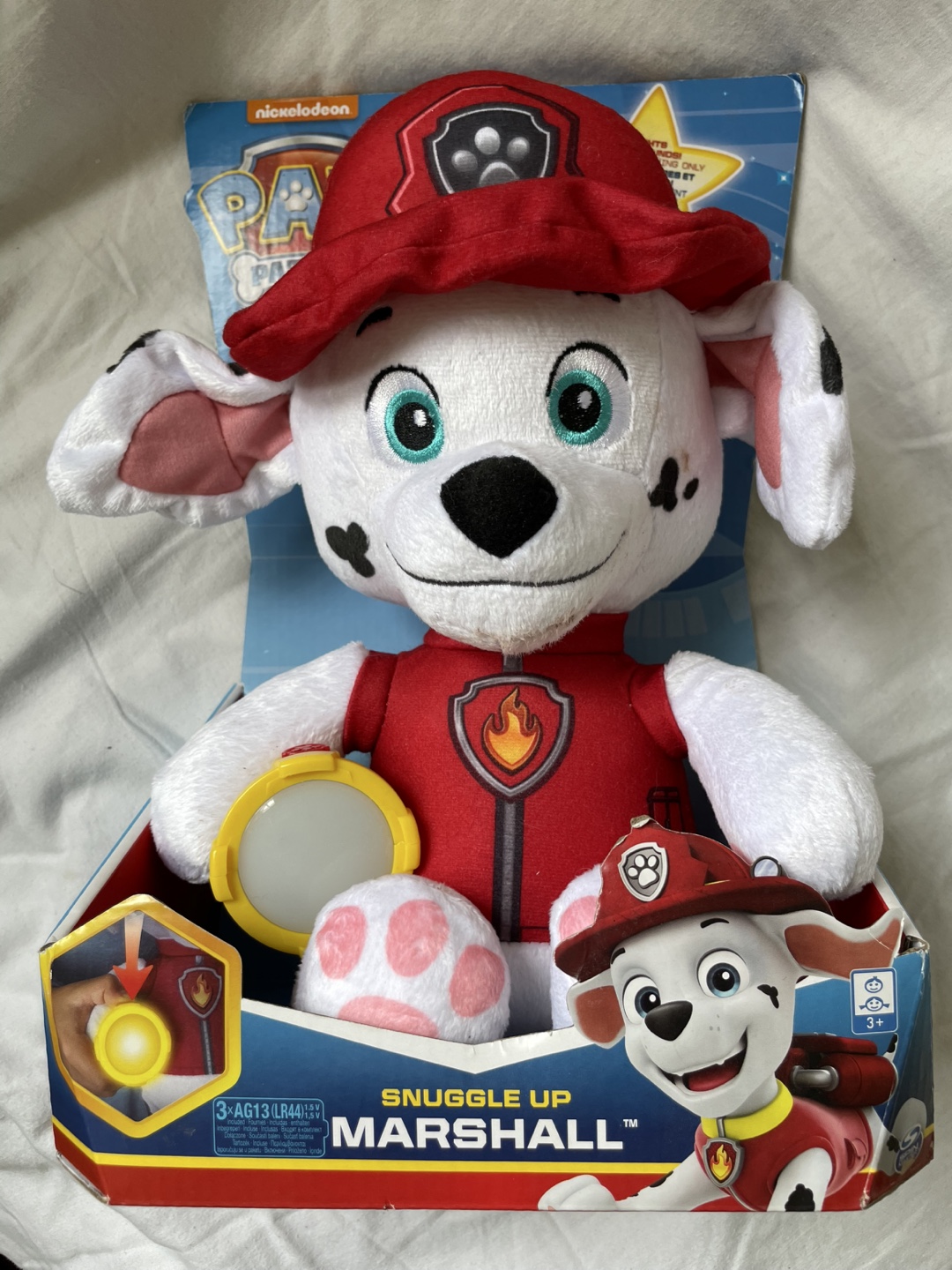 New Paw Patrol Snuggle Up Marshall Plush