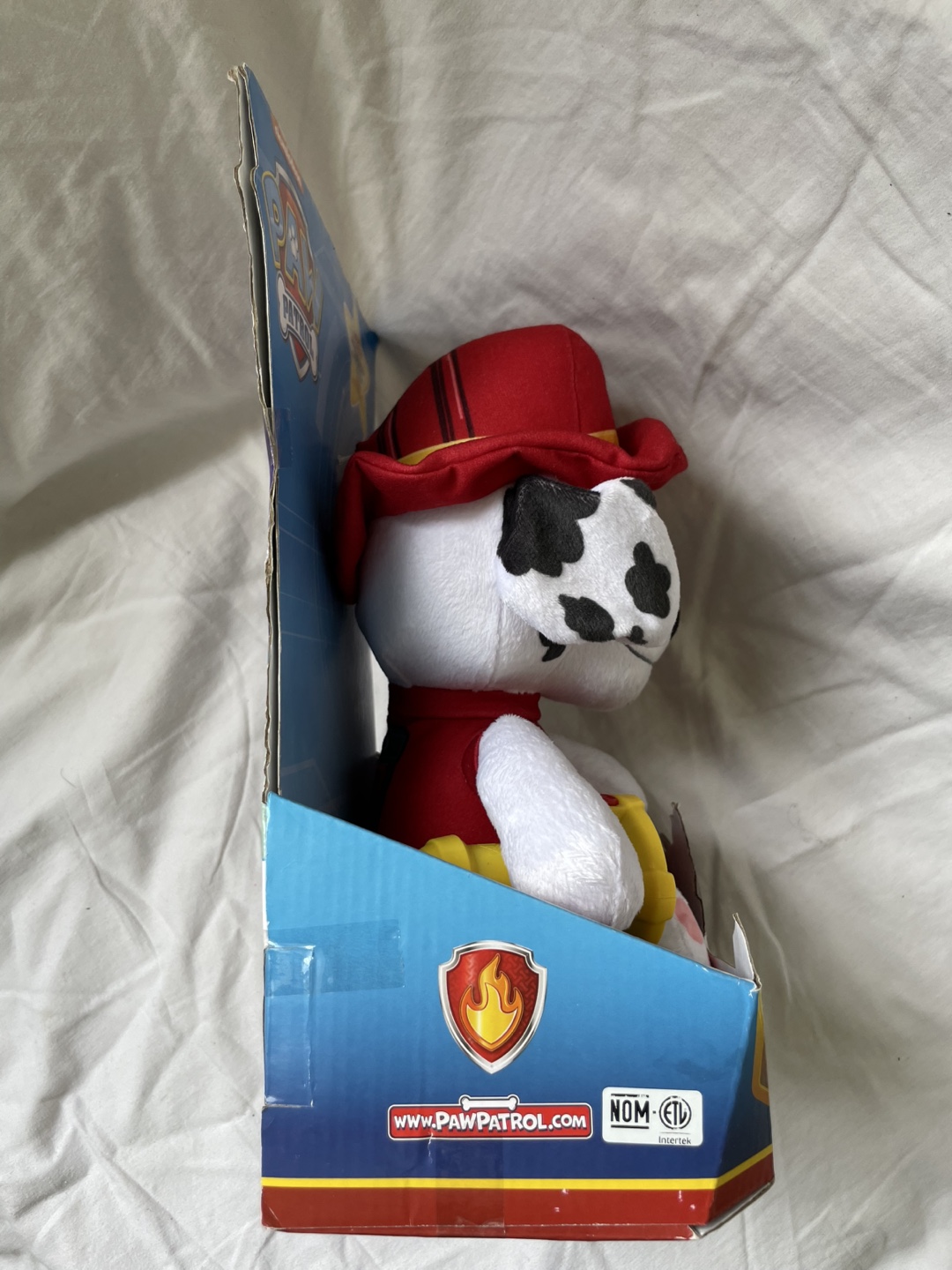 New Paw Patrol Snuggle Up Marshall Plush - photo 4