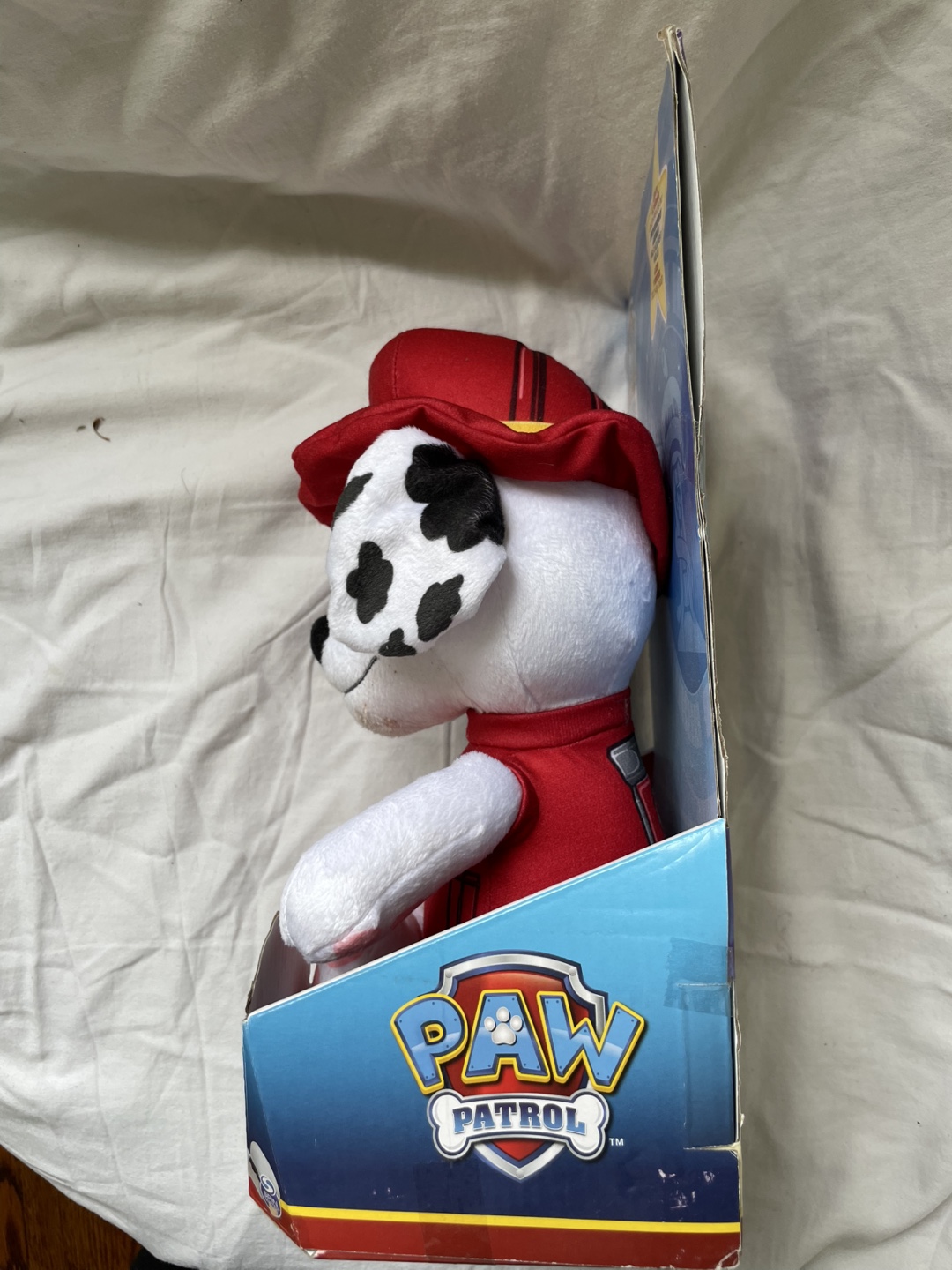 New Paw Patrol Snuggle Up Marshall Plush - photo 2