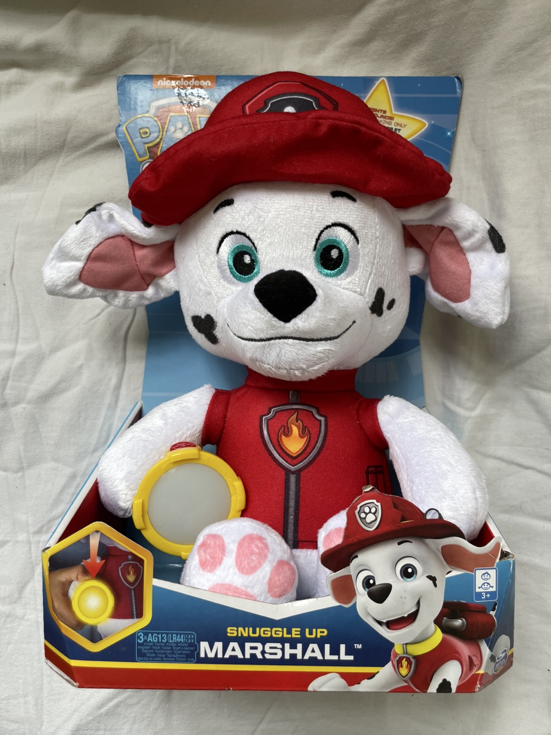 New Paw Patrol Snuggle Up Marshall Plush - photo 5