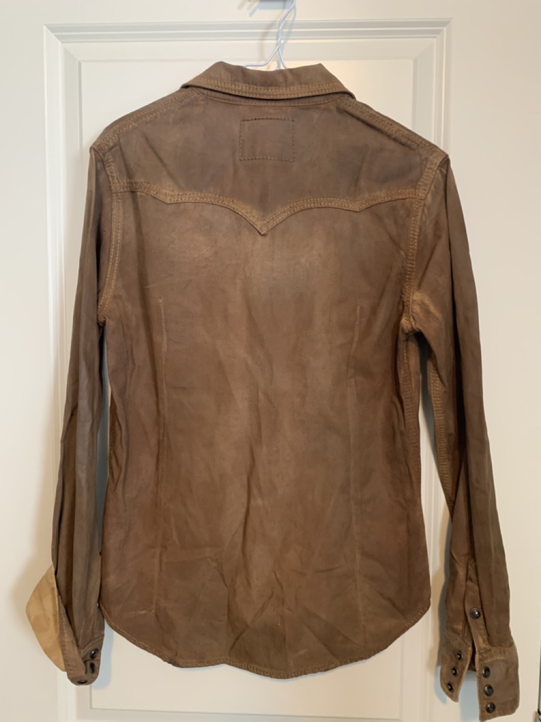 True Religion Brown Western Shirt - Size M - photo 2