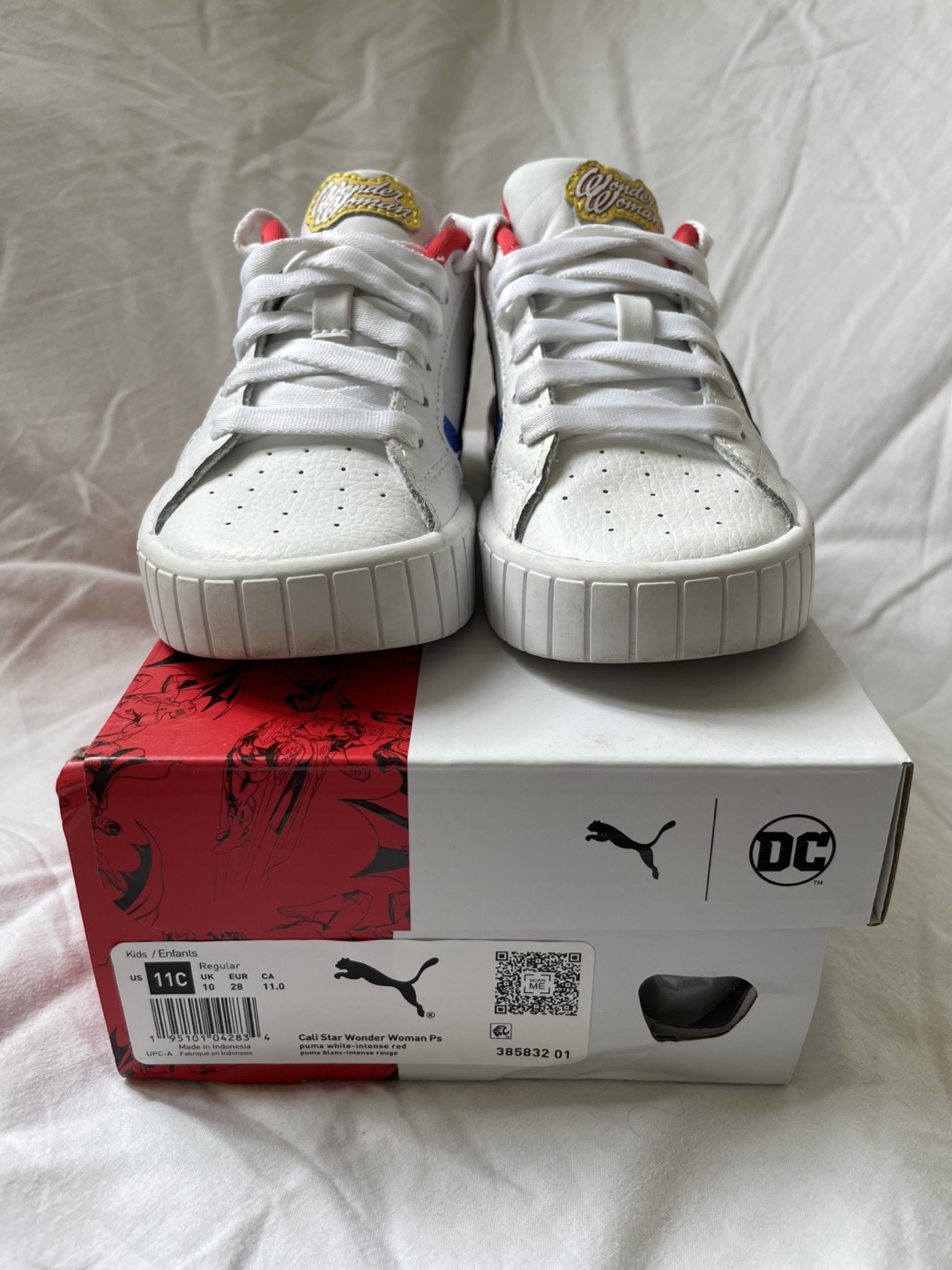 Puma Cali Star Wonder Woman Kids Size 11C - photo 2