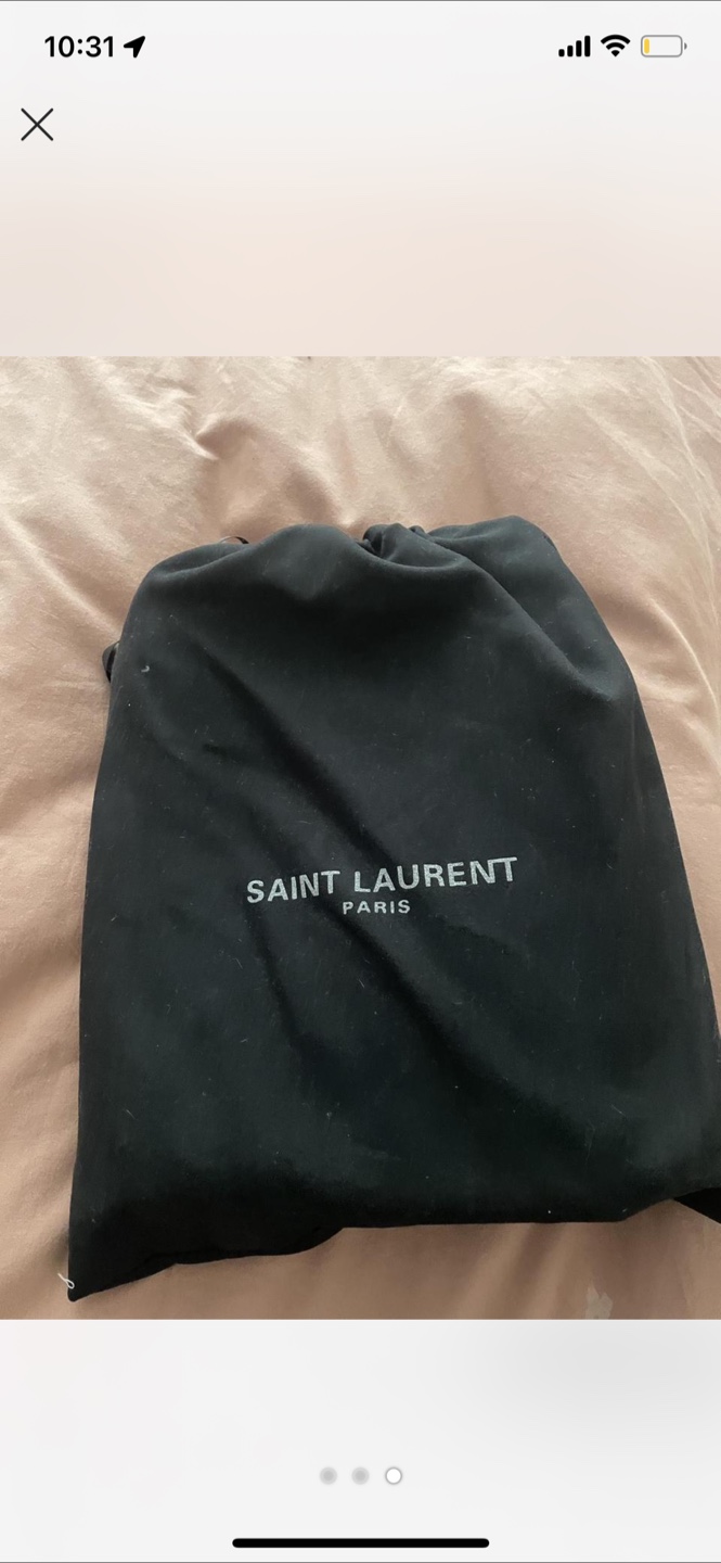 YSL Black Suede Loulou Handbag - photo 3