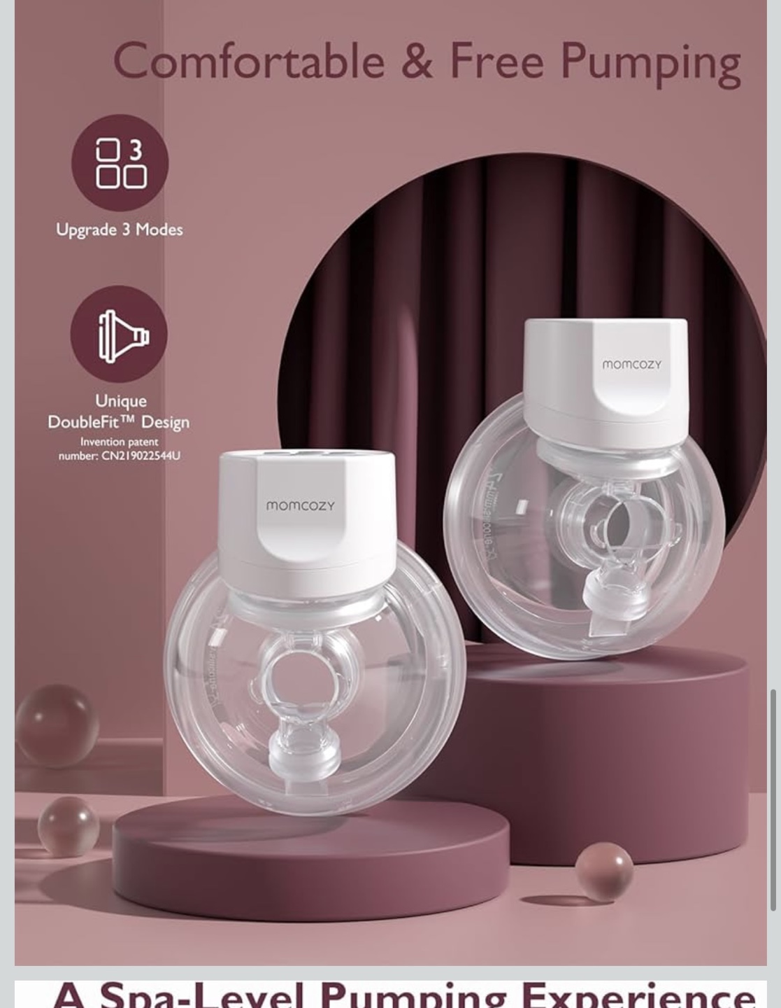 Momcozy S12 Pro Wearable Breast Pump (2 Count) - photo 5