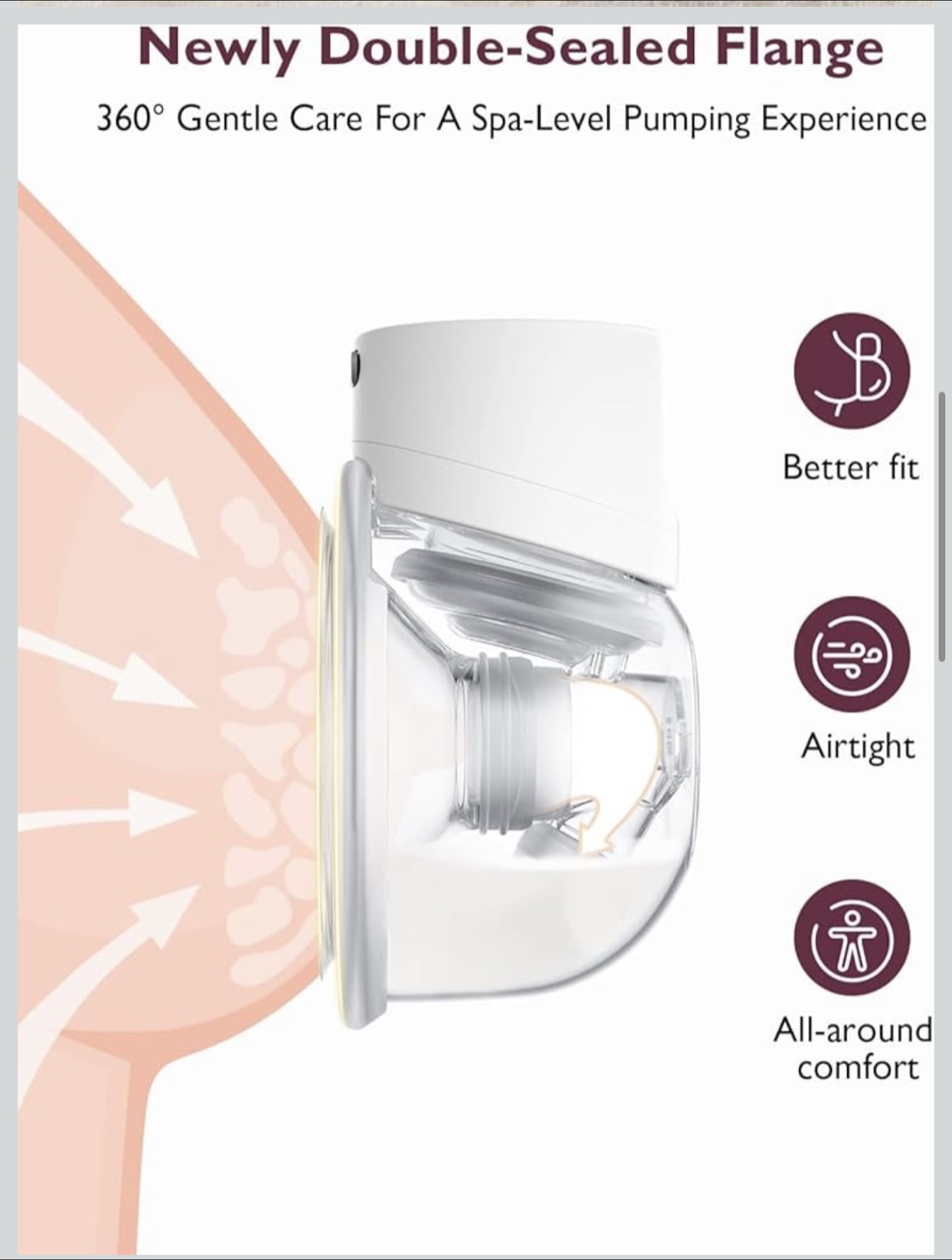 Momcozy S12 Pro Wearable Breast Pump (2 Count) - photo 3