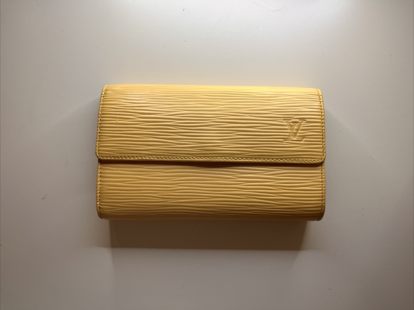 #freecycle Yellow Epi Leather Wallet