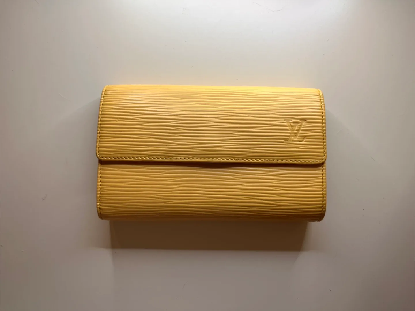 #freecycle Yellow Epi Leather Wallet thumbnail