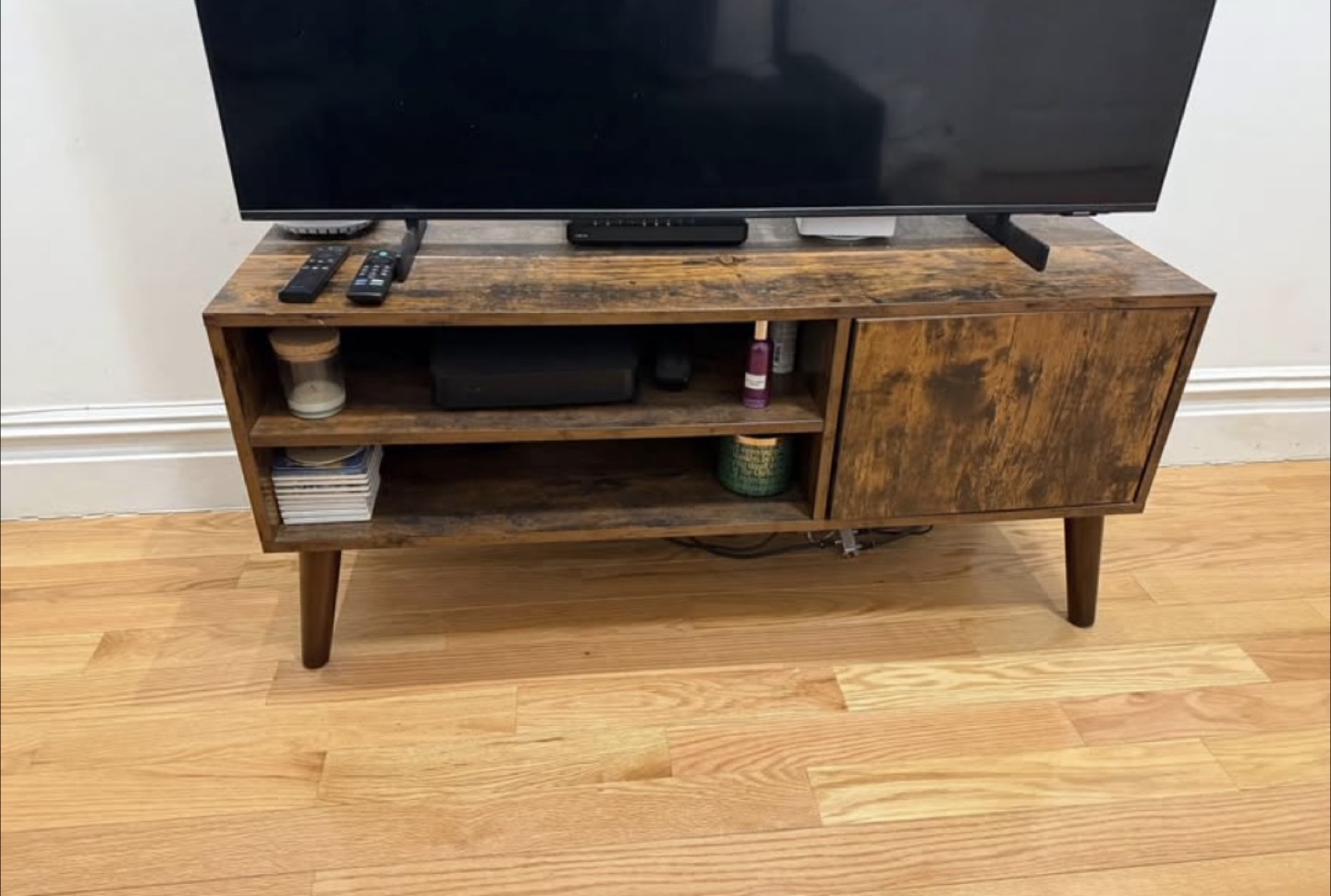 Rustic Brown TV Stand - photo 3