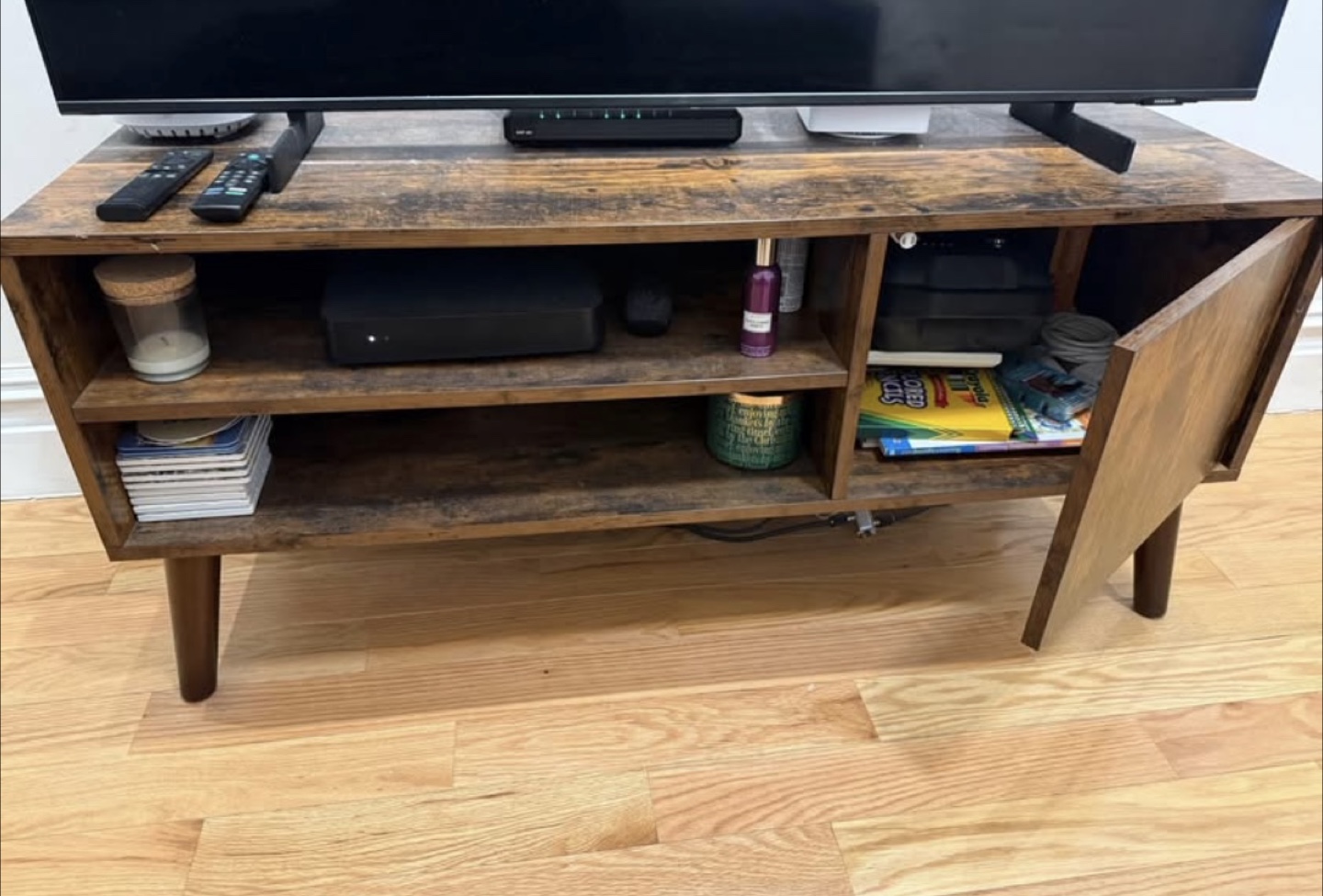 Rustic Brown TV Stand - photo 4