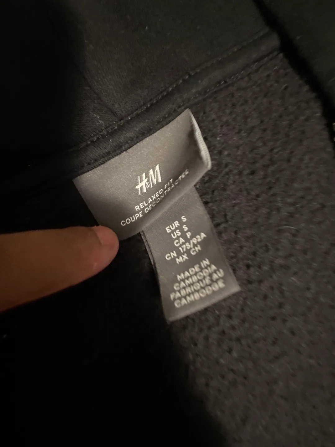 Aerie Black Full Zip Hoodie - XL image indicator(3)