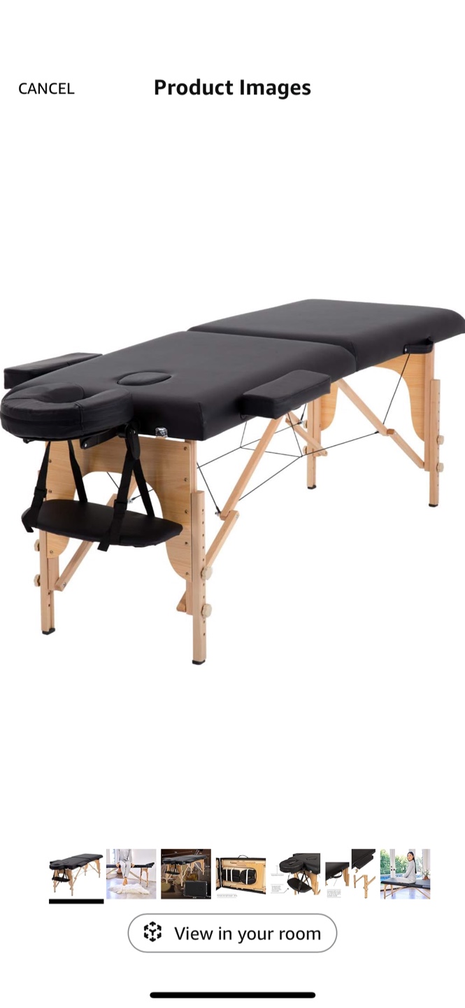 Portable Massage Table with Case - photo 2