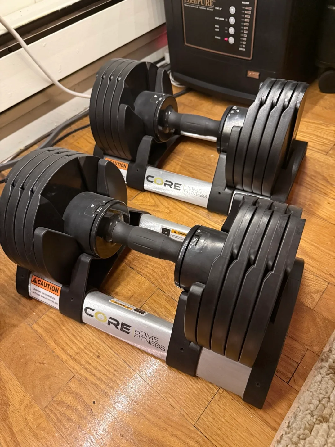 Core Home Fitness Adjustable Dumbbells - Pair thumbnail