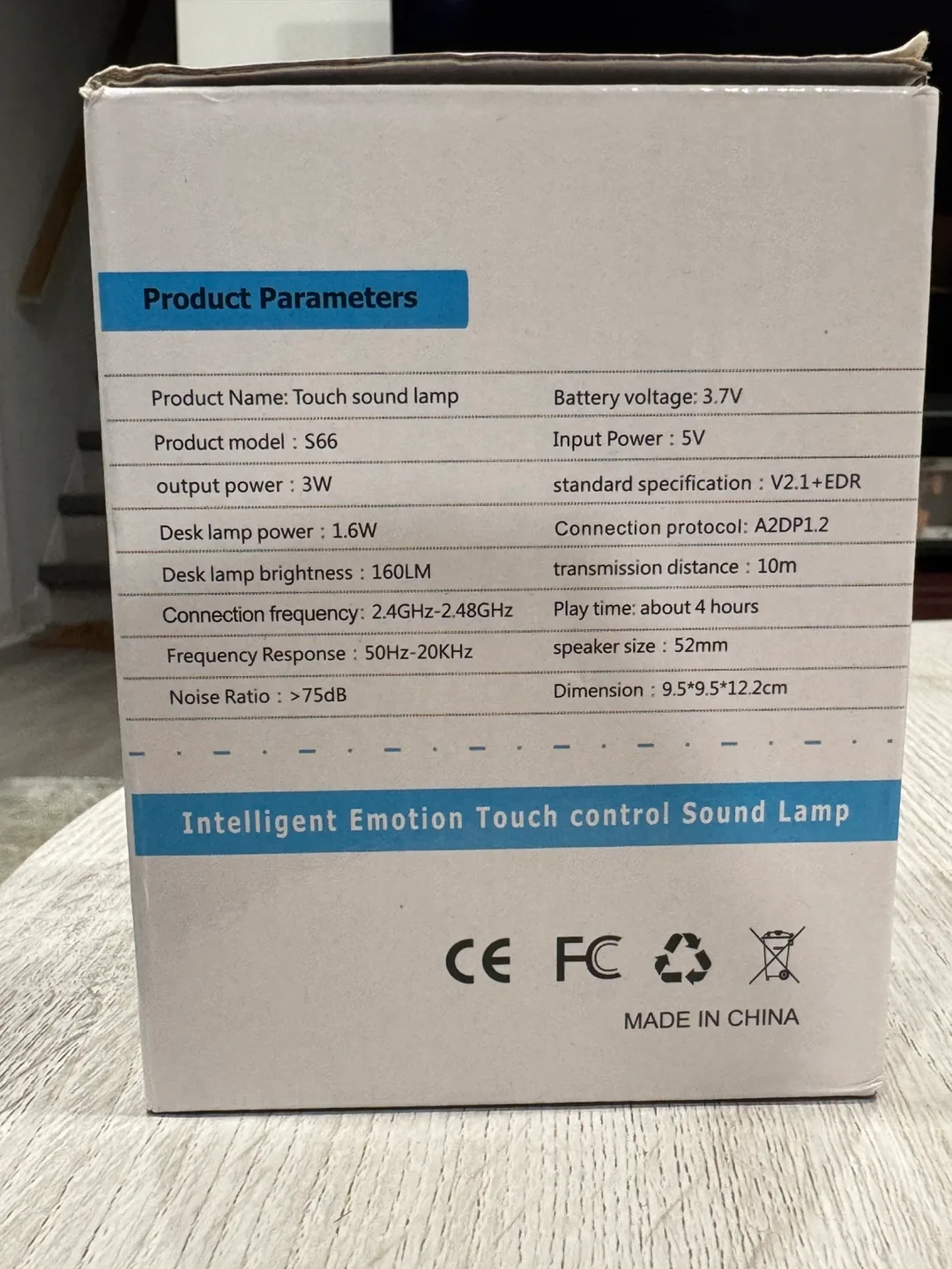 Touch Sound Lamp Bluetooth Speaker image indicator(6)