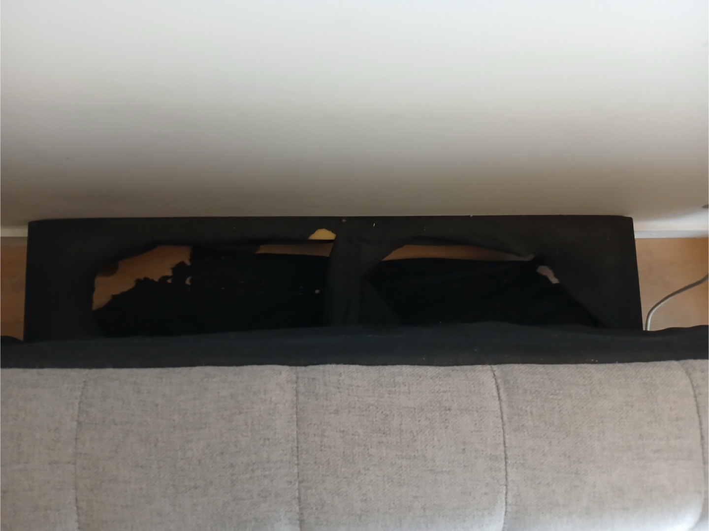 Grey Tufted Sofa Bed - photo 2