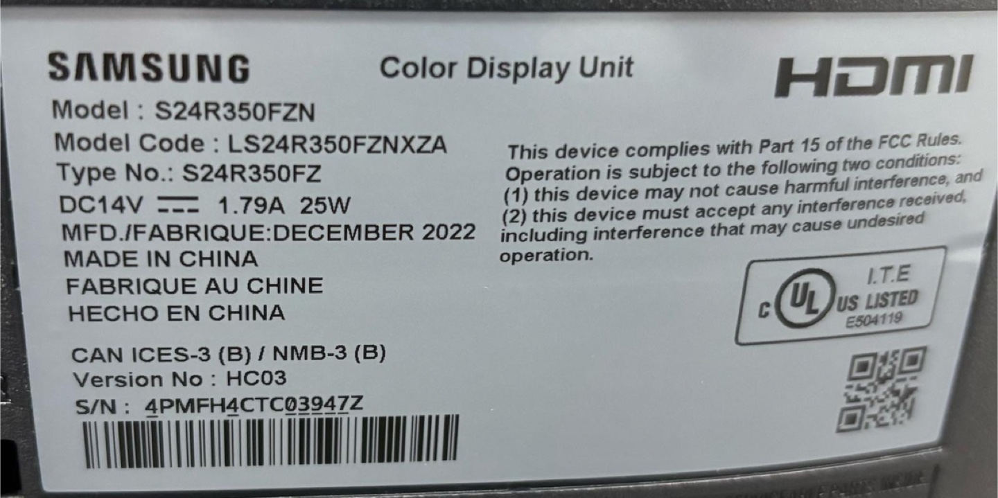 Monitor Samsung 24” - photo 4