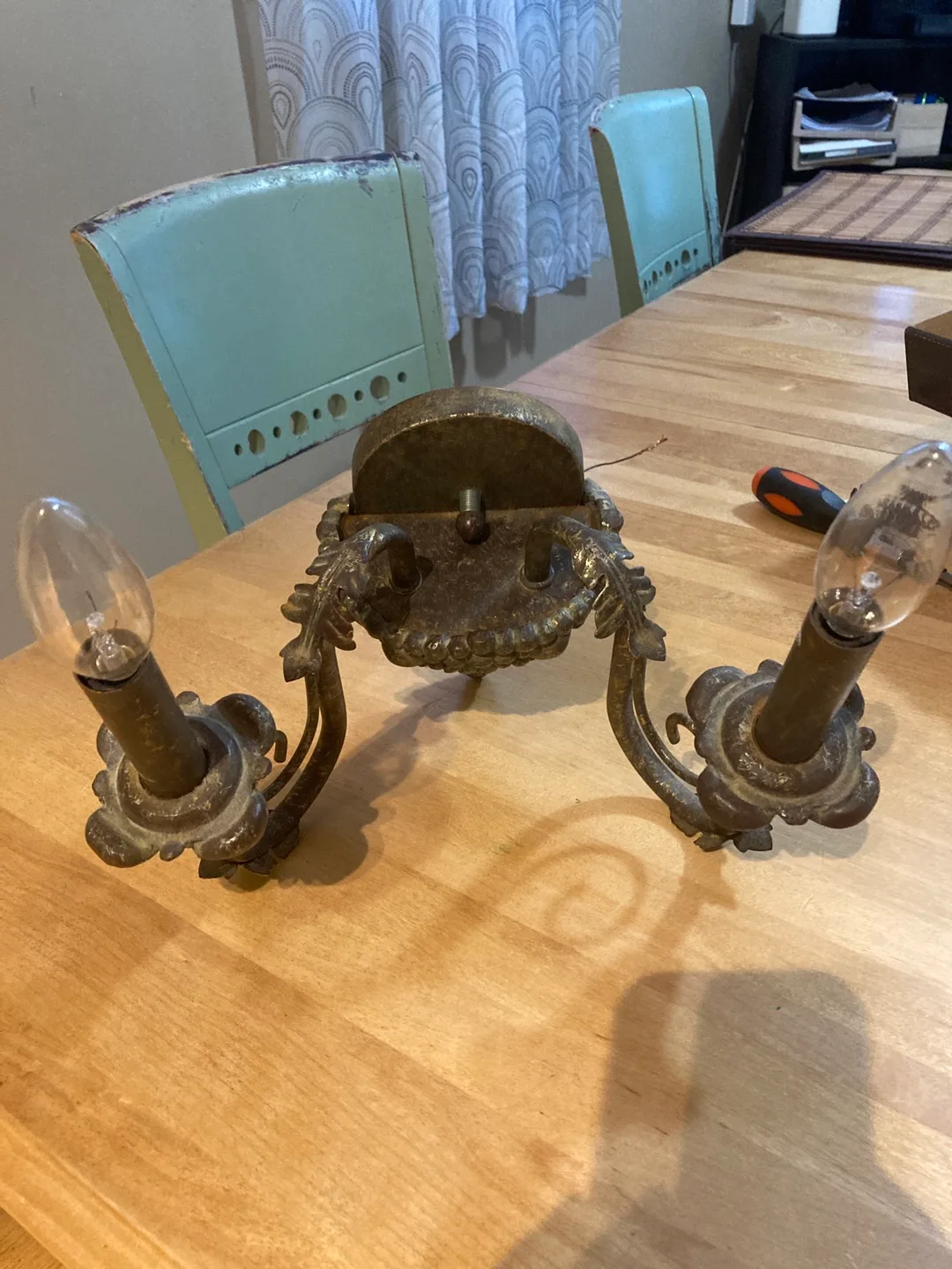 Vintage Style Wall Sconce #freecycle thumbnail