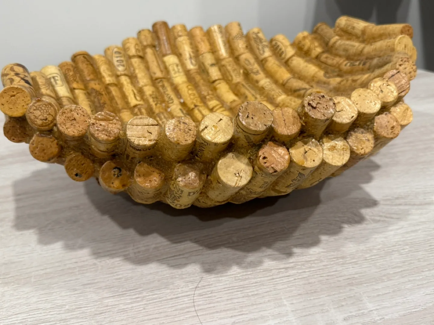 Handmade Wine Cork Bowl image indicator(4)