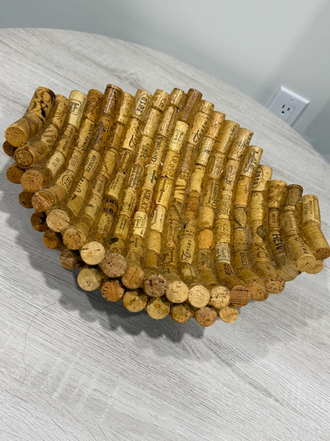Handmade Wine Cork Bowl image indicator(6)