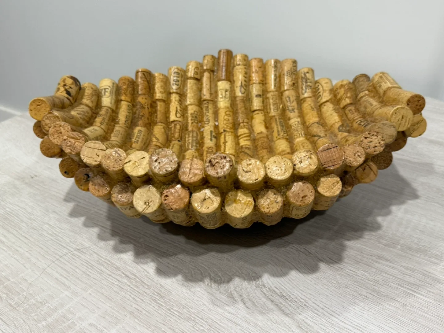 Handmade Wine Cork Bowl image indicator(8)